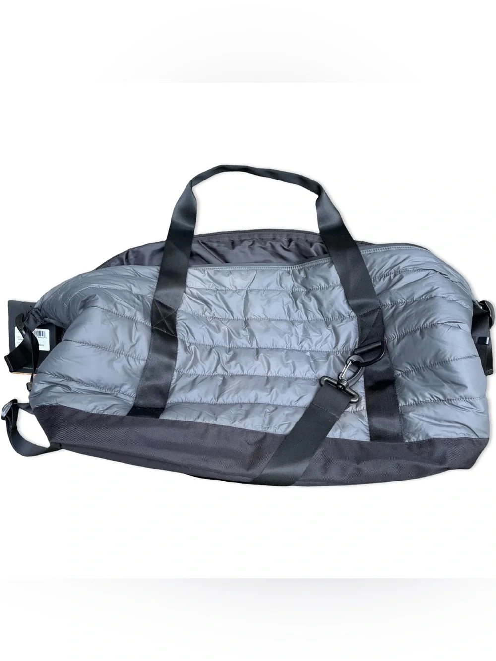 Stormtech Stavanger Quilted Puffer Duffel Bag Graphite Gray NWT Gym Weekender